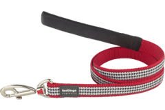Red Dingo Adjustable Fang It Desenli Köpek Uzatma Tasması Kırmızı 12 Mm
