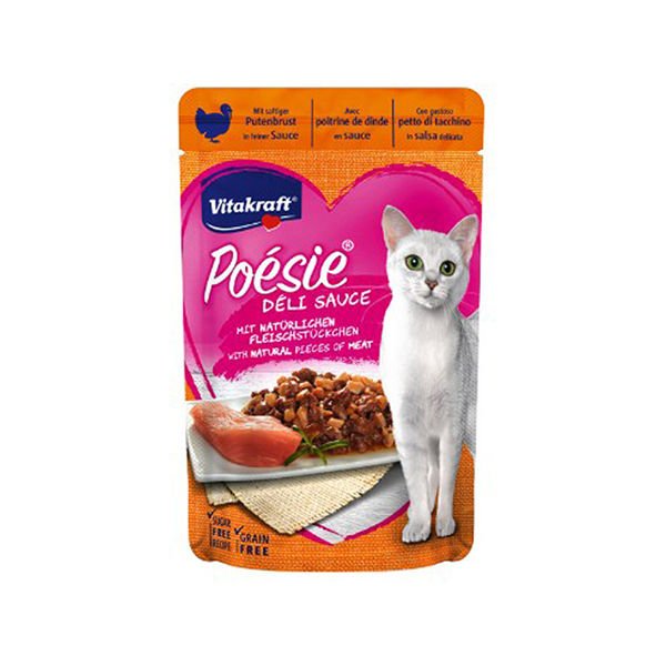 Vitakraft Poesie Hindi Etli Yetişkin Kedi Konservesi 85 Gr