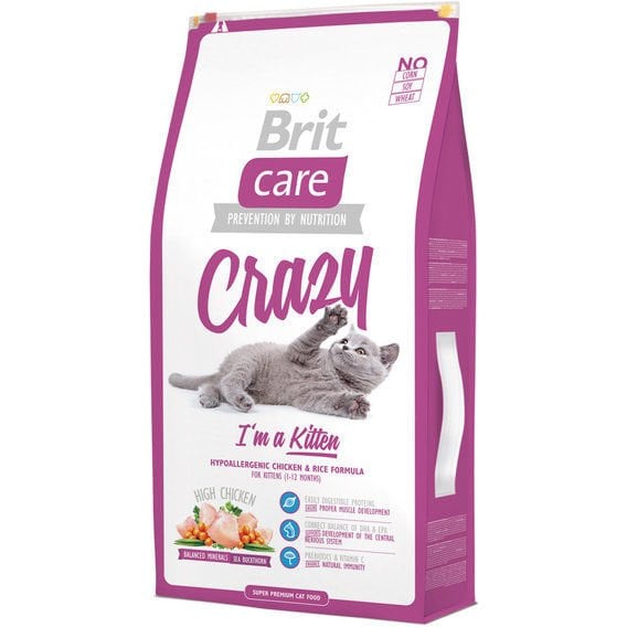 Brit Care Crazy Kitten Tavuklu Yavru Kedi Maması 7 Kg