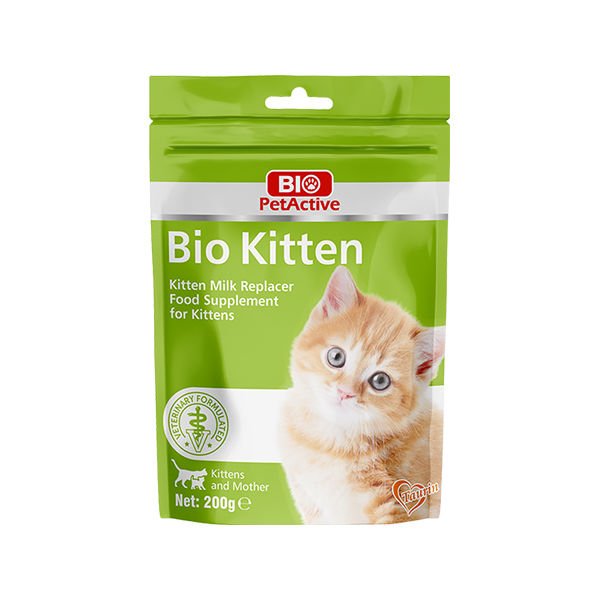 Bio Pet Active Kitten Milk Powder Yavru Kediler için Süt Tozu 200 Gr