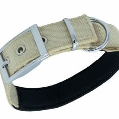 Doggie Elit Dokuma Köpek Boyun Tasması Medium Haki 3x42-50 Cm