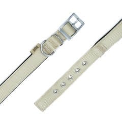 Doggie Elit Dokuma Köpek Boyun Tasması Medium Haki 3x42-50 Cm