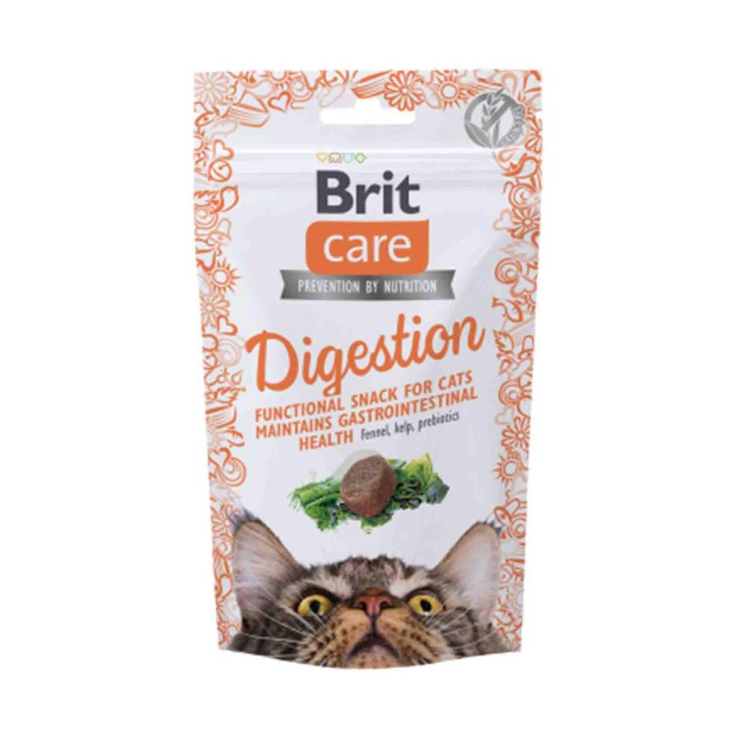 Brit Care Snack Digestion Sindirim Sistemi Düzenleyici Kedi Ödül Maması 50 gr