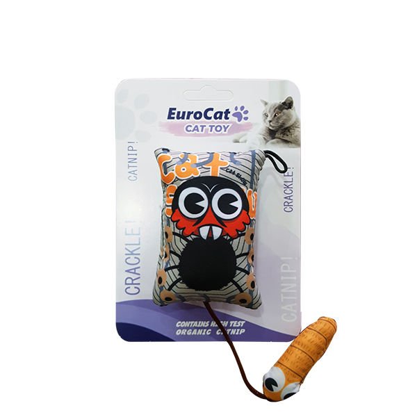 Euro Cat Kurt ve Örümcek Kedi Oyuncağı 21 Cm
