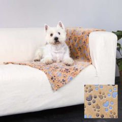 Trixie Pati Desenli Köpek Battaniyesi Bej 150x100 Cm
