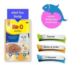 Meo Delite Ton Balıklı Pouch Yetişkin Konserve Kedi Maması 70 Gr