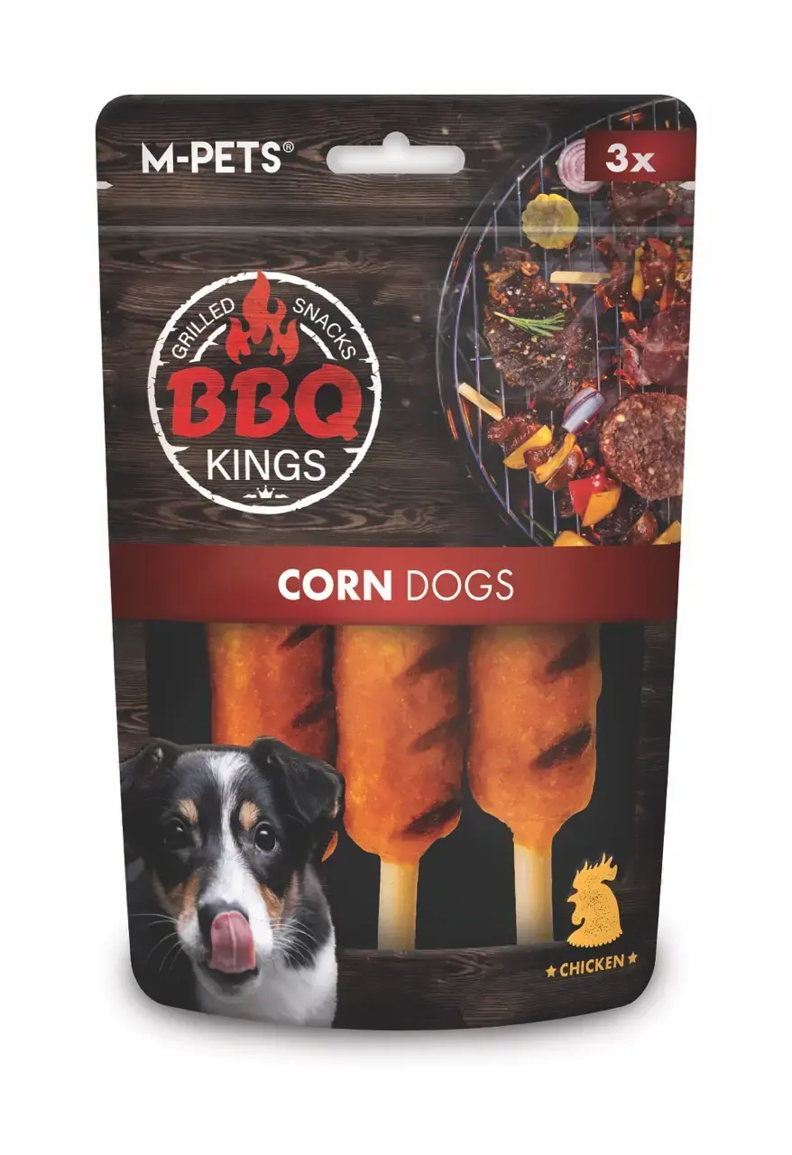 M-Pets Bbq Kings Corn Dogs Tavuklu Köpek Ödül Maması
