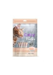 Catty Bistro Somonlu ve Deniz Taraklı Yetişkin Kedi Krema Ödülü 5 x 14 Gr