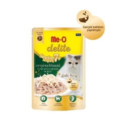 Meo Delite Palamut ve Ton Balıklı Pouch Yaşlı Konserve Kedi Maması 70 Gr