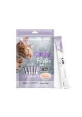 Catty Bistro Tavuklu Kısır Kedi Krema Ödülü 5 x 14 Gr