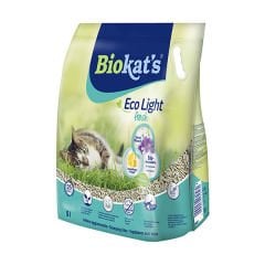 Biokats Eco Light Fresh Spring Blossom Bahar Çiçeği Kokulu Pelet Kedi Kumu 1 Adet 5 Lt