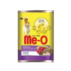 Meo Deniz Lezzetleri Karides Soslu Yetişkin Konserve Kedi Maması 400 Gr