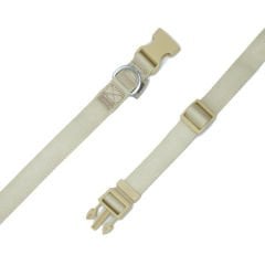 Doggie Classic Dokuma Köpek Boyun Tasması Medium Haki 2.5x40-50 Cm