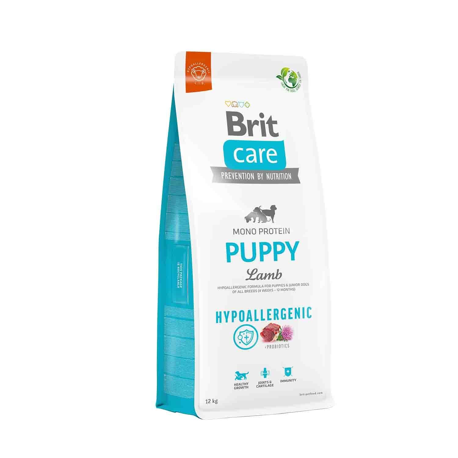Brit Care Probiotic İçerikli Hipoalerjenik Kuzu Etli Yavru Köpek Maması 12 kg
