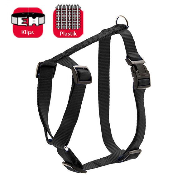 Karlie Basic Köpek Göğüs Tasması Small Siyah 35-50 Cm