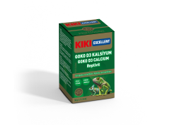 Kiki Excellent Goko D3 Kalsiyum Reptivit Sürüngenler ve Amfibiler için Toz Mineral 50 Gr