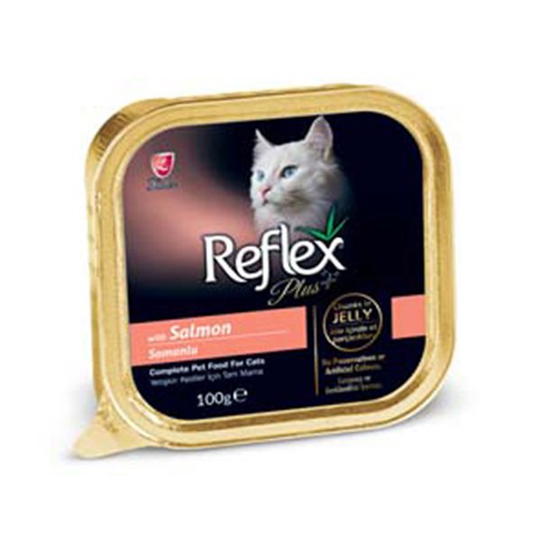 Reflex Plus Pate Somonlu Yetişkin Konserve Kedi Maması 100 Gr