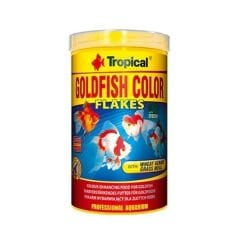 Tropical Goldfish Colour Flakes Japon Balıkları için Pul Balık Yemi 250 Ml 50 Gr