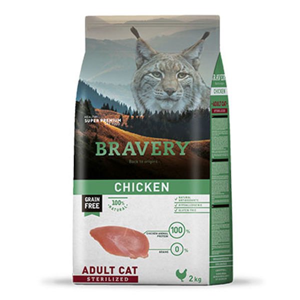 Bravery Adult Somonlu Tahılsız Yetişkin Kedi Maması 7 Kg