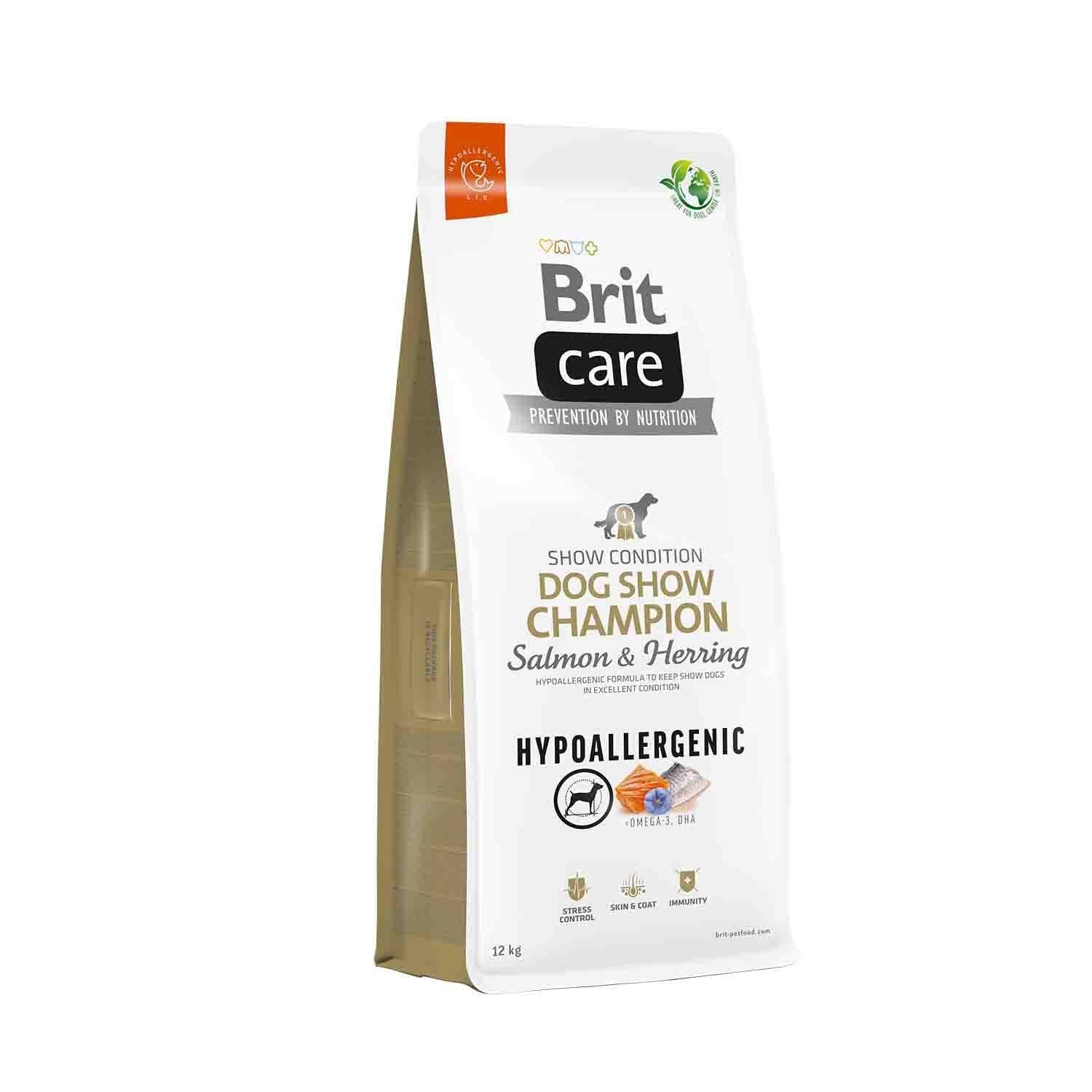 Brit Care Champion Hipoalerjenik Somonlu ve Ringa Balıklı Yetişkin Köpek Maması 12 kg