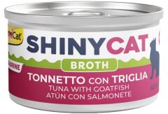 Gimcat Shinycat Sos İçinde Ton Ve Barbun Balıklı Kedi Konserve Maması 70 Gr
