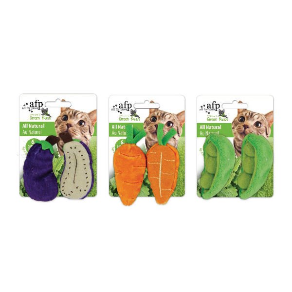 Afp Green Rush Kedi Otlu Sebze Peluş Kedi Oyuncağı