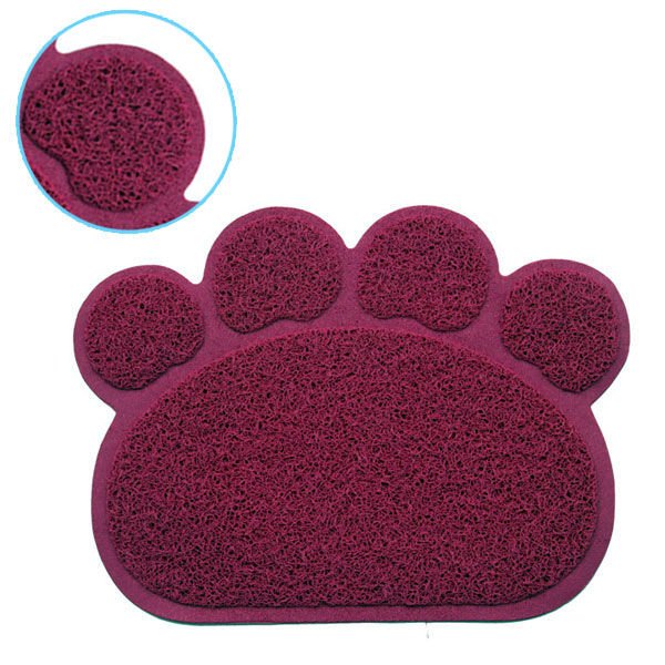 Eurocat Kedi Tuvalet Paspası Bordo 60x45 Cm