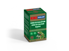 Kiki Excellent Goko D3 Kalsiyum Reptivit Sürüngenler ve Amfibiler için Toz Mineral 100 Gr