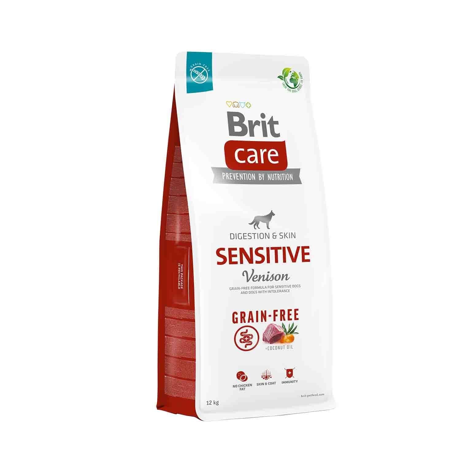 Brit Care Sensitive Digestion Geyikli Tahılsız Yetişkin Köpek Maması 12 kg
