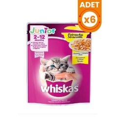 Whiskas Pouch Güveç Junior Konserve Kedi Maması 85 Gr