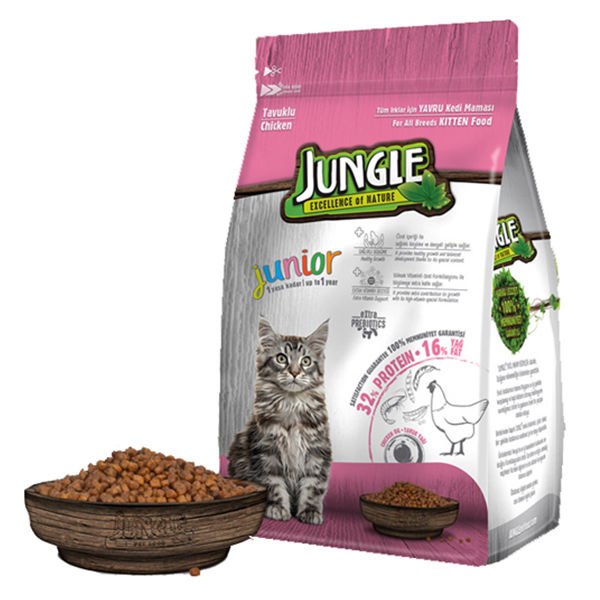 Jungle Tavuklu Yavru Kedi Maması 1.5 Kg