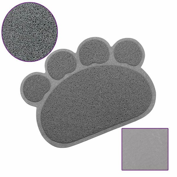 Eurocat Kedi Tuvalet Paspası Açık Gri 60x45 Cm