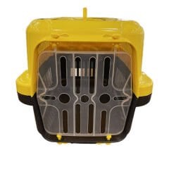 Petzz Dayanıklı Küçük Irk Köpek & Kedi Taşıma Çantası Sarı 33x50x30 Cm