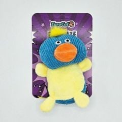 Euro Cat Papağan Peluş Kedi Oyuncağı Mavi/Sarı