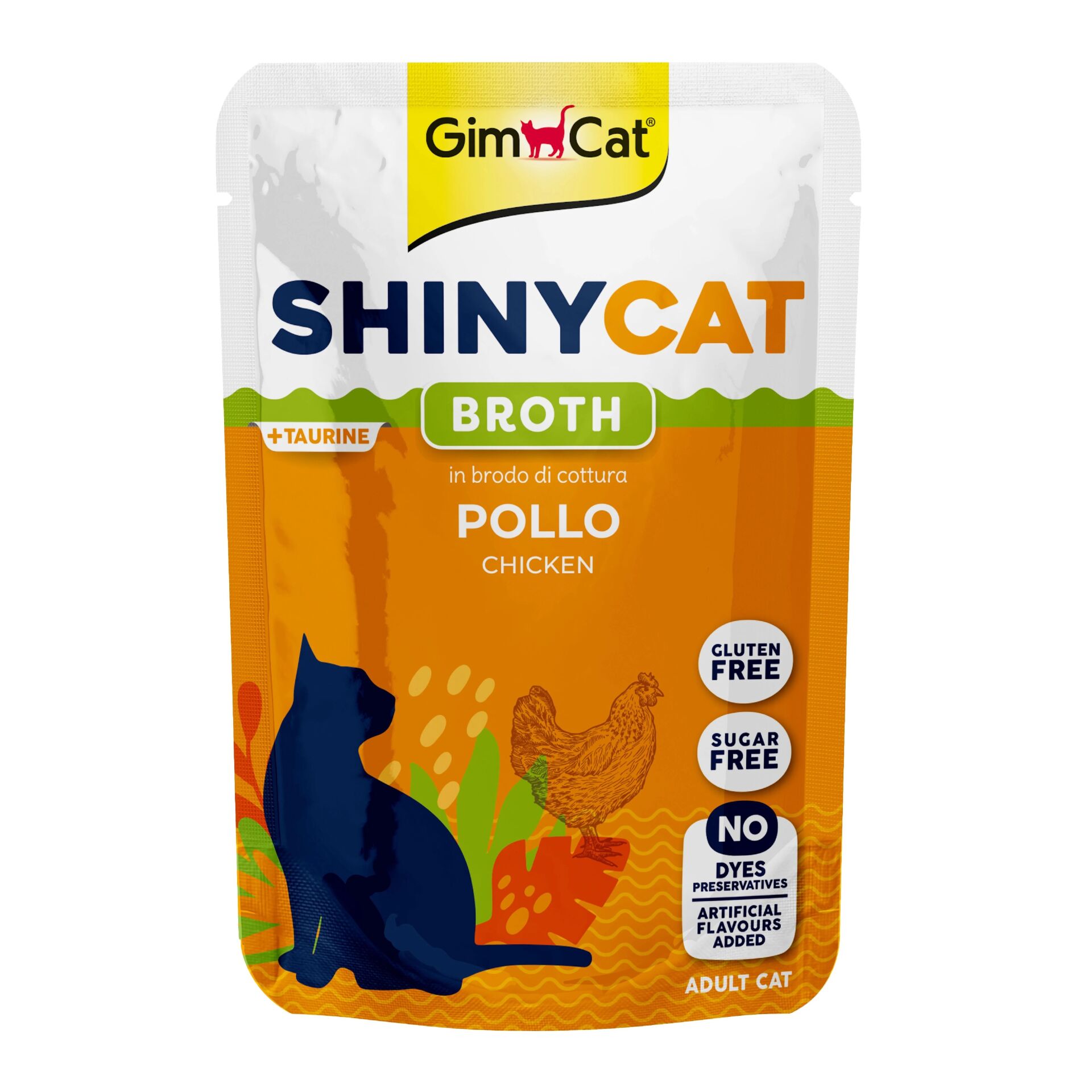 Gimcat Shinycat Tavuklu Yetişkin Kedi Çorbası 70 gr