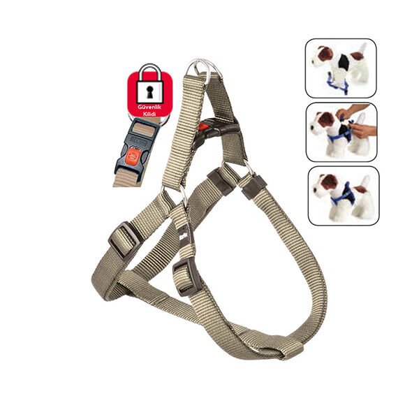 Karlie Basic Köpek Göğüs Tasması Medium Bej 40-70 Cm