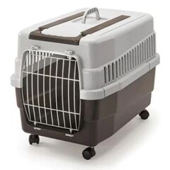 İmac Kim 60 Tekerlekli Köpek Taşıma Çantası Gri 60x40x45 Cm