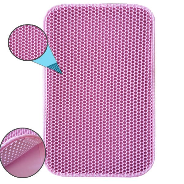 Eurocat Kum Toplayan Elekli Kedi Kumu Paspası Pembe 66x116 Cm