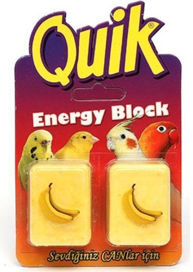 Quik Kuş Enerji Bloğu Muzlu 2 Adet