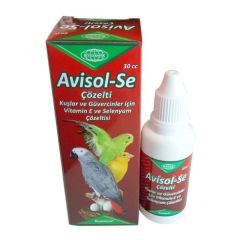 Biyoteknik Avisol-Se Kuşlar ve Güvercinler için Üreme Arttırıcı Vitamin E ve Selenyum Çözeltisi 30 Cc