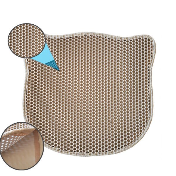 Eurocat Kum Toplayan Elekli Kedi Kumu Paspası Krem 43x50 Cm