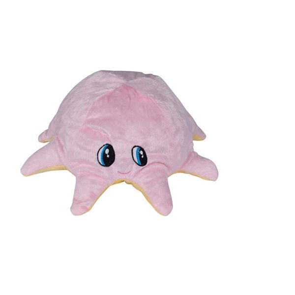 Peggy Peluş Ahtapot Köpek Oyuncağı Pembe-Sarı 20 cm