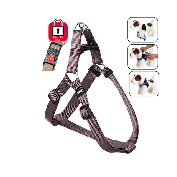 Karlie Basic Köpek Göğüs Tasması Large Kahverengi 60-90 Cm