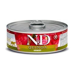 N&D Quinoa Urinary Ördek Eti ve Kızılcık Papatya Kedi Konservesi 80 gr