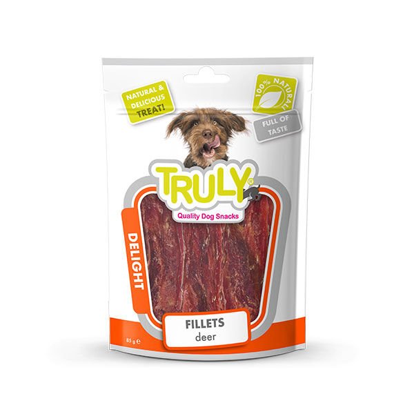 Truly Fileto Jerky Ördekli Yumuşak Köpek Ödül Maması 90 Gr