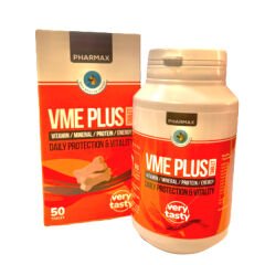 Pharmax VME Plus Köpek Vitamin Mineral ve Enerji Desteği Tableti 50 Adet