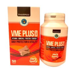 Pharmax VME Plus Köpek Vitamin Mineral ve Enerji Desteği Tableti 50 Adet
