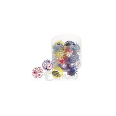 Eastland Telli Top İçinde Peluş Fare Kedi Oyuncağı 24 Adet 5 Cm