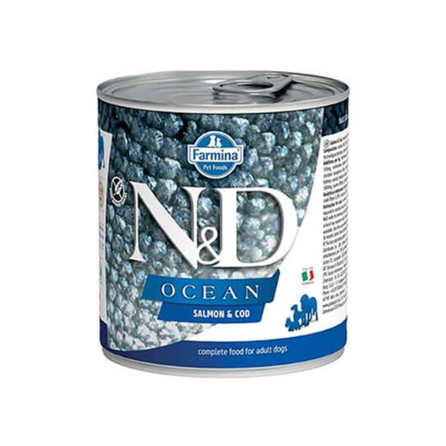 N&D Ocean Somon ve Morina Balıklı Yetişkin Köpek Konservesi 285 gr