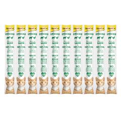 GimCat Sticks Tahılsız Kuzu Etli Ödül Çubuğu 10'lu